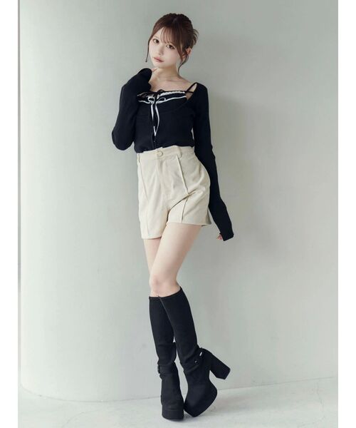 バイカラーキャミニットアンサンブル（ニット/セーター）｜EATME