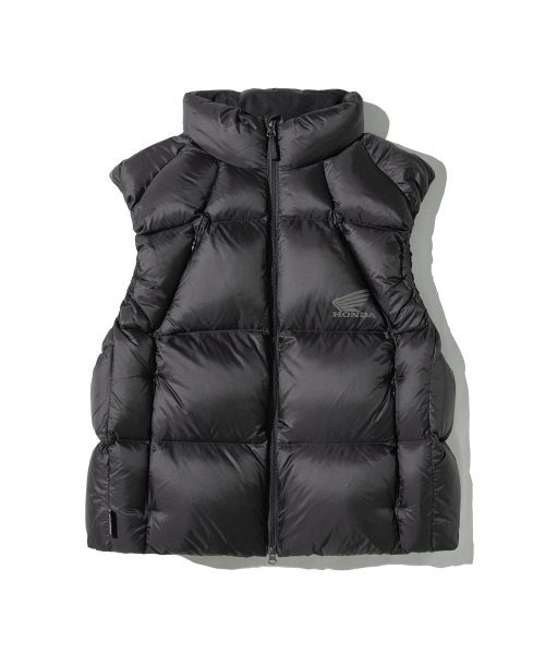 PHYPS MOTORCYCLE(フィップスモーターサイクル)の「H-Tech Dimensional Down Vest Black(ダウンベスト・レディース・その他・SMALL/MEDIUM/LARGE/X-LARGE)」の2枚目の写真