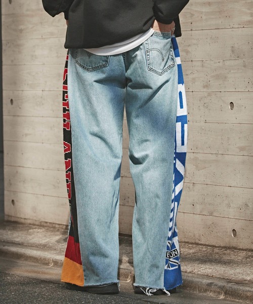 ALL RUNS(オールランズ)の「Sports Muffler Wide Denim Pants サッカーマフラー イージーデニムパンツ(デニムパンツ・メンズ・その他1/その他2/その他3/その他4/その他5・FREE)」の21枚目の写真