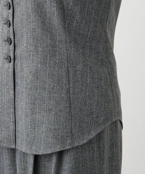 RIVE DROITE（リヴドロワ）の「【セットアップ対応可】ウーリーツイルジレ（ベスト・レディース・ブラウン/グレー・FREE）」の15枚目の写真