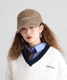 GUESS JEANS | GUESS JEANS コーデュロイ刺繍キャップ(キャップ)