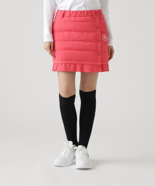 PEARLY GATES】NyストレッチBIGリップストップ中綿スカート（スカート