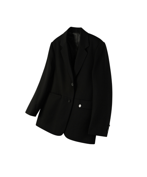 LEATHERY（レザリー）の「アーバンベーシックシングルブレザー[ブラック]（テーラードジャケット・レディース・その他・SMALL/MEDIUM）」の3枚目の写真