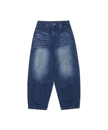 NOMANUAL（NOMANUAL）の「「NOMANUAL /ノーマニュアル」ウォッシュド ジャンボ デニム  パンツ（デニムパンツ）」