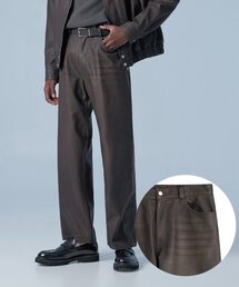 SPERONE（スペロネ）の「クラックレザー ルーズパンツ (ブラウン)（その他パンツ）」