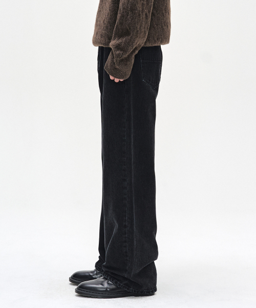 DECET（デケト）の「[CALIK DENIM]Mid Rise Wide Jeans DCPT027PBlack（デニムパンツ・レディース・その他・26/28/30/32/34）」の10枚目の写真