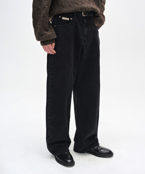 DECET（デケト）の「[CALIK DENIM]Mid Rise Wide Jeans DCPT027PBlack（デニムパンツ・レディース・その他・26/28/30/32/34）」の13枚目の写真