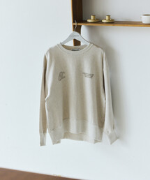 AMERICANA（アメリカーナ）の「Americana × Firsthand/アメリカーナ 別注 ダブルプリント クルーネックスウェット / ロゴプリント（スウェット・レディース）」