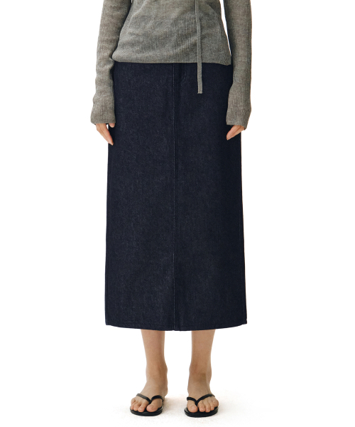 DECET WOMEN(デケット ウーマン)の「シグネチャーロングスカート DCSK003CPインディゴ(スカート・レディース・その他・SMALL/MEDIUM/LARGE/X-SMALL)」の7枚目の写真