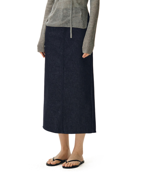 DECET WOMEN(デケット ウーマン)の「シグネチャーロングスカート DCSK003CPインディゴ(スカート・レディース・その他・SMALL/MEDIUM/LARGE/X-SMALL)」の8枚目の写真