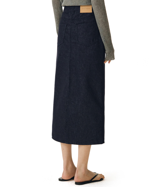 DECET WOMEN(デケット ウーマン)の「シグネチャーロングスカート DCSK003CPインディゴ(スカート・レディース・その他・SMALL/MEDIUM/LARGE/X-SMALL)」の9枚目の写真
