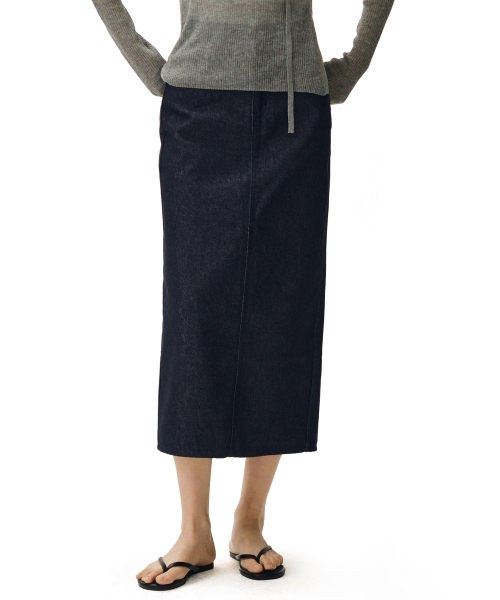DECET WOMEN(デケット ウーマン)の「シグネチャーロングスカート DCSK003CPインディゴ(スカート・レディース・その他・SMALL/MEDIUM/LARGE/X-SMALL)」の10枚目の写真