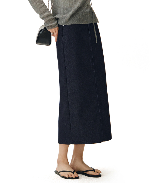 DECET WOMEN(デケット ウーマン)の「シグネチャーロングスカート DCSK003CPインディゴ(スカート・レディース・その他・SMALL/MEDIUM/LARGE/X-SMALL)」の11枚目の写真