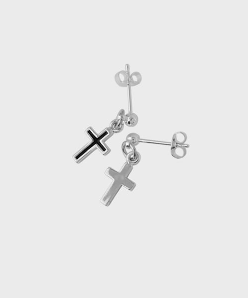 NONENON（ノンノン）の「MINI EPOXY CROSS EAR（ピアス（両耳用）・レディース・その他・FREE）」の2枚目の写真