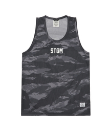 STIGMA（スティグマ）の「メッシュ オーバーサイズ ノースリーブ タイガー カモフラージュ（Tシャツ/カットソー）」