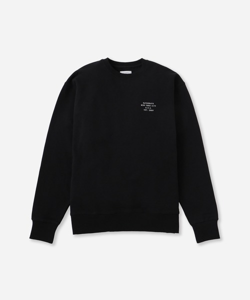 Saturdays NYC（サタデーズ ニューヨークシティ ）の「Bowery Established Crew Sweatshirt（スウェット・メンズ・ブラック/ブラウン/グリーン・L/M/S）」の4枚目の写真