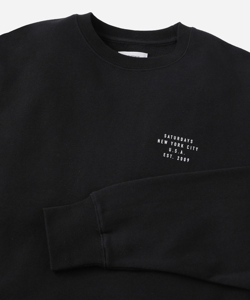 Saturdays NYC（サタデーズ ニューヨークシティ ）の「Bowery Established Crew Sweatshirt（スウェット・メンズ・ブラック/ブラウン/グリーン・L/M/S）」の11枚目の写真