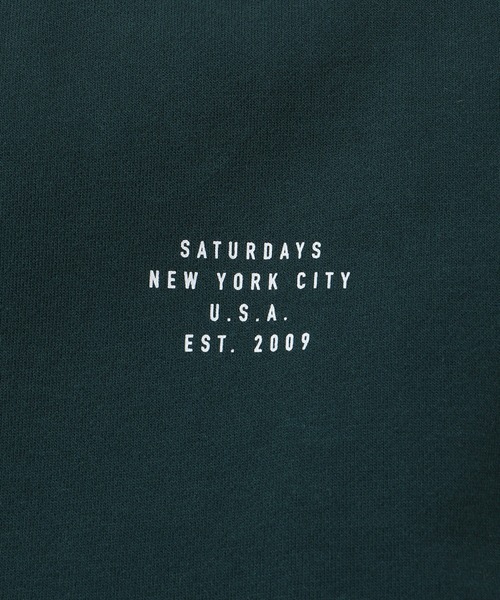 Saturdays NYC（サタデーズ ニューヨークシティ ）の「Bowery Established Crew Sweatshirt（スウェット・メンズ・ブラック/ブラウン/グリーン・L/M/S）」の15枚目の写真