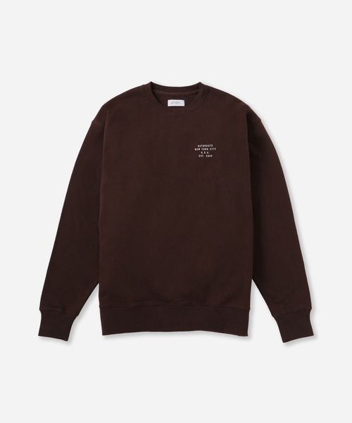 Saturdays NYC（サタデーズ ニューヨークシティ ）の「Bowery Established Crew Sweatshirt（スウェット・メンズ・ブラック/ブラウン/グリーン・L/M/S）」の10枚目の写真