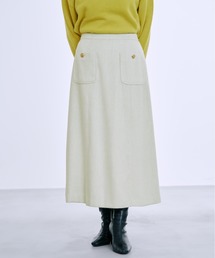 COHINA | ミックスツイードスカート 【低身長・小柄女性】(スカート)