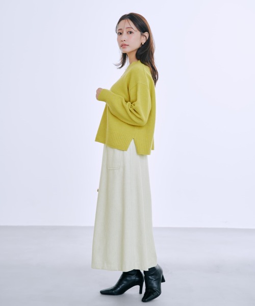 COHINA（コヒナ）の「ミックスツイードスカート 【低身長・小柄女性】（スカート・レディース・ブルー/ホワイト・S-Regular/XS-Regular/S-Short/XS-Short）」の6枚目の写真