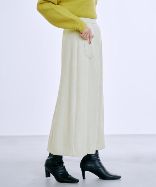 COHINA（コヒナ）の「ミックスツイードスカート 【低身長・小柄女性】（スカート・レディース・ブルー/ホワイト・S-Regular/XS-Regular/S-Short/XS-Short）」の3枚目の写真