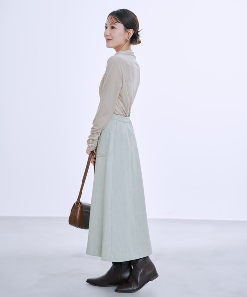 COHINA（コヒナ）の「ミックスツイードスカート 【低身長・小柄女性】（スカート・レディース・ブルー/ホワイト・S-Regular/XS-Regular/S-Short/XS-Short）」の10枚目の写真