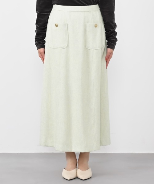 COHINA（コヒナ）の「ミックスツイードスカート 【低身長・小柄女性】（スカート・レディース・ブルー/ホワイト・S-Regular/XS-Regular/S-Short/XS-Short）」の15枚目の写真