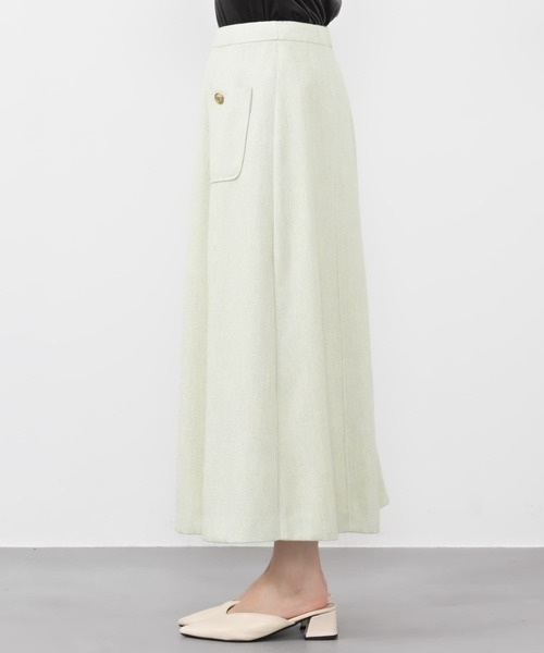 COHINA（コヒナ）の「ミックスツイードスカート 【低身長・小柄女性】（スカート・レディース・ブルー/ホワイト・S-Regular/XS-Regular/S-Short/XS-Short）」の16枚目の写真