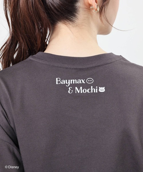 Honeys（ハニーズ）の「ディズニー／ゆるＴシャツ（Tシャツ/カットソー・レディース・ホワイト系1/ピンク系1/オートミール/スミクロ/サックスブルー系1・L/LL/M/S/SS）」の15枚目の写真