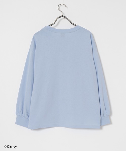 Honeys（ハニーズ）の「ディズニー／ゆるＴシャツ（Tシャツ/カットソー・レディース・ホワイト系1/ピンク系1/オートミール/スミクロ/サックスブルー系1・L/LL/M/S/SS）」の21枚目の写真
