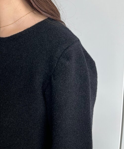 prose verse(プロズヴェール)の「裾バルーンパールボタンドッキングペプラムニット(カーディガン/ボレロ・レディース・ブラック・LARGE/MEDIUM)」の17枚目の写真