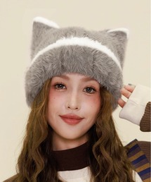 ネコ」に該当する帽子（グレー/灰色系）ファッション通販 - ZOZOTOWN