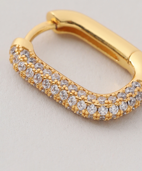 Luv Aj(ラブエージェー)の「《追加》LUV AJ ラヴエージェイ THE PAVE CHAIN LINK HUGGIES(ピアス(両耳用)・レディース・ゴールド/シルバー・FREE)」の8枚目の写真