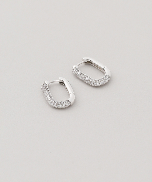 Luv Aj(ラブエージェー)の「《追加》LUV AJ ラヴエージェイ THE PAVE CHAIN LINK HUGGIES(ピアス(両耳用)・レディース・ゴールド/シルバー・FREE)」の9枚目の写真