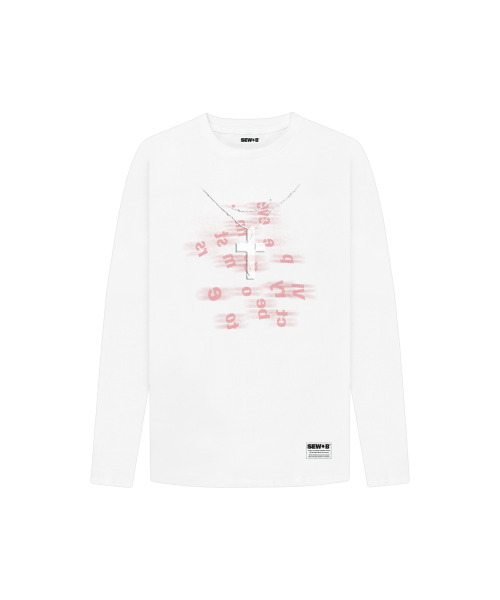 SEW-B（ソービー）の「オーバーサイズ ネック ピンク 長袖Tシャツ（Tシャツ/カットソー・レディース・その他・FREE）」の3枚目の写真