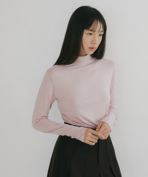 REORG（リオルグ）の「OSON POLA T-SHIRTS LAVENDER（Tシャツ/カットソー・レディース・その他・F）」の3枚目の写真