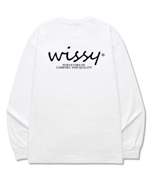 WISSY(ウィッシー)の「ベーシックロゴ 長袖Tシャツ (WLS026) ホワイト(Tシャツ/カットソー・レディース・その他・SMALL/MEDIUM/LARGE/X-LARGE/XX-LARGE)」の3枚目の写真