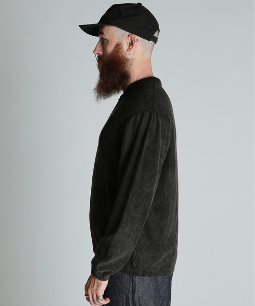 schott（ショット）の「Schott/ショット/SUMMER CARDIGAN/サマー カーディガン（カーディガン/ボレロ・メンズ・ブラック/ネイビー・M/L/XL）」の10枚目の写真