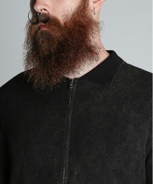 schott（ショット）の「Schott/ショット/SUMMER CARDIGAN/サマー カーディガン（カーディガン/ボレロ・メンズ・ブラック/ネイビー・M/L/XL）」の12枚目の写真