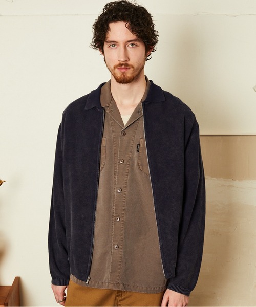schott(ショット)の「Schott/ショット/SUMMER CARDIGAN/サマー カーディガン(カーディガン/ボレロ・メンズ・ブラック/ネイビー・M/L/XL)」の18枚目の写真