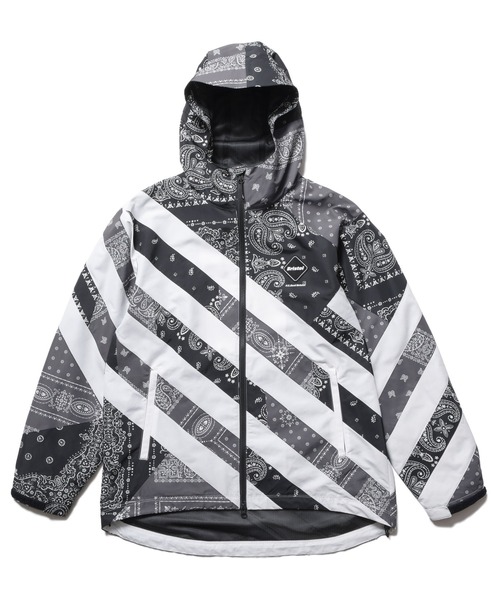 F.C.Real Bristol(エフシーレアルブリストル)の「PATCHWORK STRIPE PRACTICE JACKET(ブルゾン・メンズ・ブラック/トリコロール・SMALL/MEDIUM/LARGE/X-LARGE/XX-LARGE)」の2枚目の写真