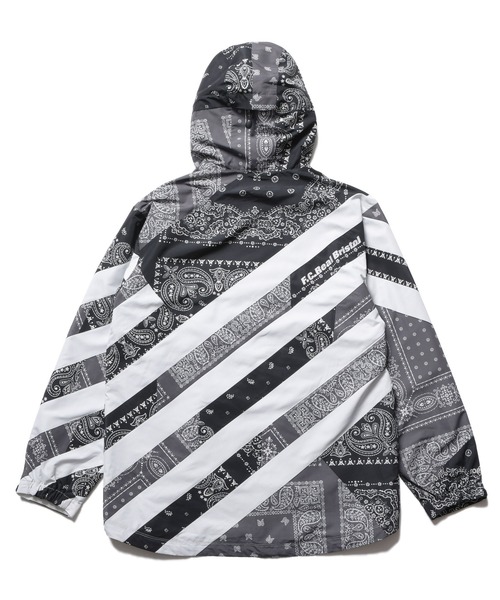 F.C.Real Bristol(エフシーレアルブリストル)の「PATCHWORK STRIPE PRACTICE JACKET(ブルゾン・メンズ・ブラック/トリコロール・SMALL/MEDIUM/LARGE/X-LARGE/XX-LARGE)」の5枚目の写真