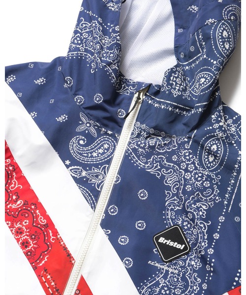 F.C.Real Bristol(エフシーレアルブリストル)の「PATCHWORK STRIPE PRACTICE JACKET(ブルゾン・メンズ・ブラック/トリコロール・SMALL/MEDIUM/LARGE/X-LARGE/XX-LARGE)」の14枚目の写真