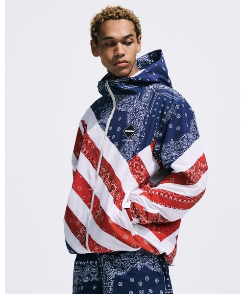 F.C.Real Bristol(エフシーレアルブリストル)の「PATCHWORK STRIPE PRACTICE JACKET(ブルゾン・メンズ・ブラック/トリコロール・SMALL/MEDIUM/LARGE/X-LARGE/XX-LARGE)」の11枚目の写真