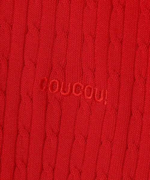 組曲（クミキョク）の「COUCOUニット カーディガン（カーディガン/ボレロ・レディース・ネイビー系/レッド系・3/2）」の14枚目の写真