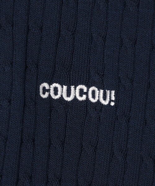 組曲（クミキョク）の「COUCOUニット カーディガン（カーディガン/ボレロ・レディース・ネイビー系/レッド系・3/2）」の18枚目の写真