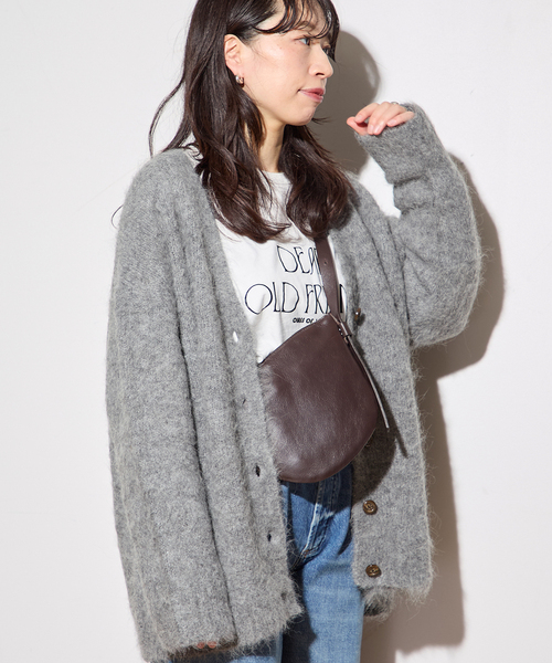 journal standard L'essage(ジャーナルスタンダードレサージュ)の「アルパカMIXカーディガン(カーディガン/ボレロ・レディース・チャコールグレー/モスグリーン・FREE)」の6枚目の写真