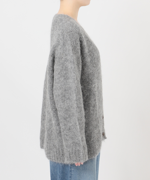 journal standard L'essage(ジャーナルスタンダードレサージュ)の「アルパカMIXカーディガン(カーディガン/ボレロ・レディース・チャコールグレー/モスグリーン・FREE)」の19枚目の写真