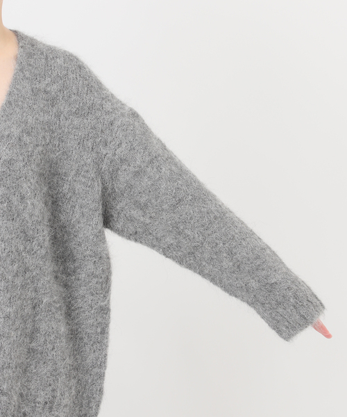 journal standard L'essage(ジャーナルスタンダードレサージュ)の「アルパカMIXカーディガン(カーディガン/ボレロ・レディース・チャコールグレー/モスグリーン・FREE)」の20枚目の写真